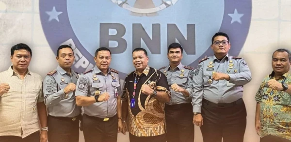 Kepala Rutan Pangkalan Brandan Tingkatkan Sinergi dengan BNN Kabupaten Langkat - Digital Media Public